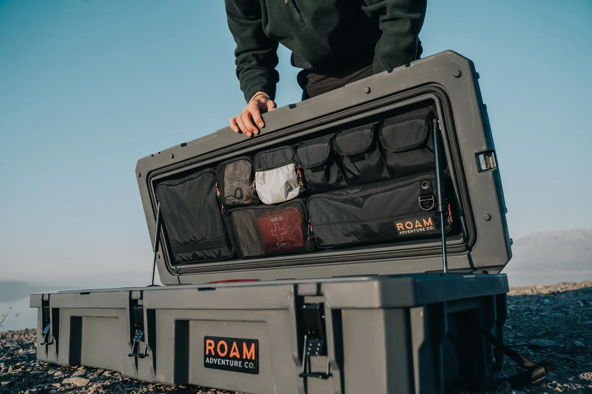 ロームアドベンチャー Roam Adventure 95L ラゲッドケース用 リッド オーガナイザー Lid Organizer