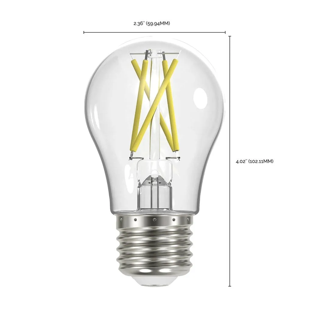 10.5W A19 LED - 75W Replacement - Clear - Medium base - 3000K - 120V - 4PK