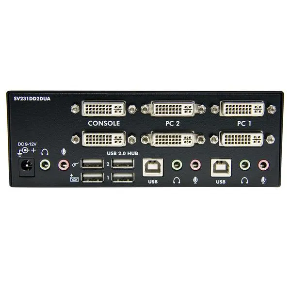 2 Port Dual Dvi Usb Kvm Switch