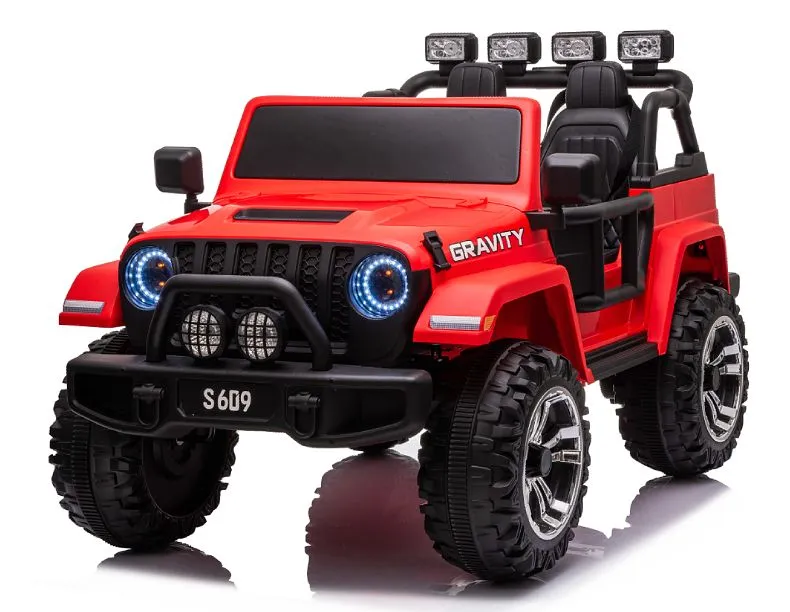 2025 Jeep Gravity Upgraded Style XXL | 24V | 2 Seater | Leather Seats | Rubber Tires | Smartphone App | Remote