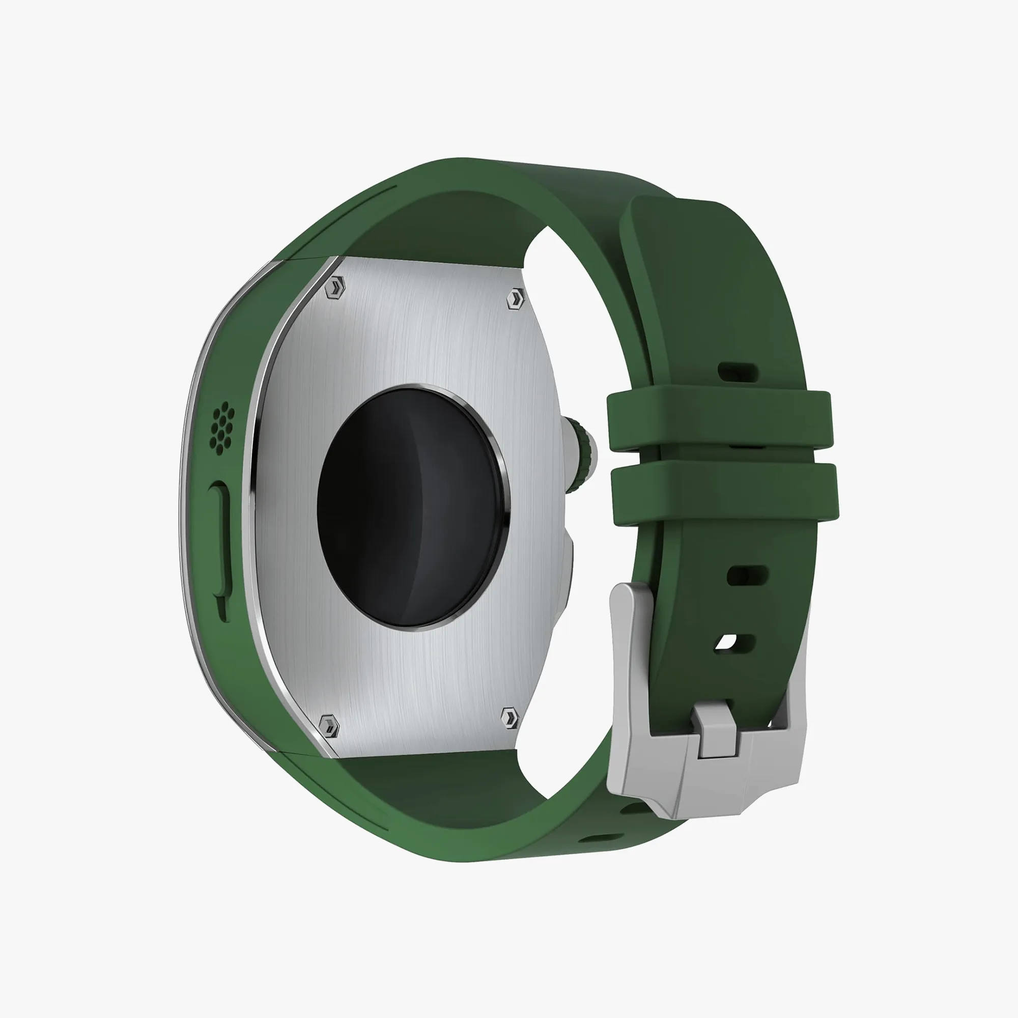 49MM Sport Edition Luxury Metal Case - Silver & Green