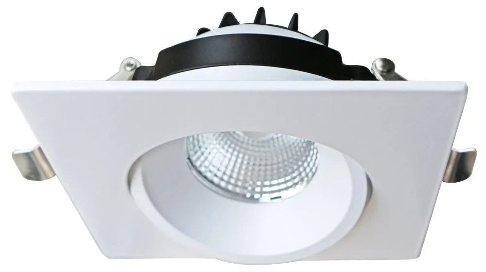 4" Square Venus Adjustable Recessed 12W LED Dim-to-Warm