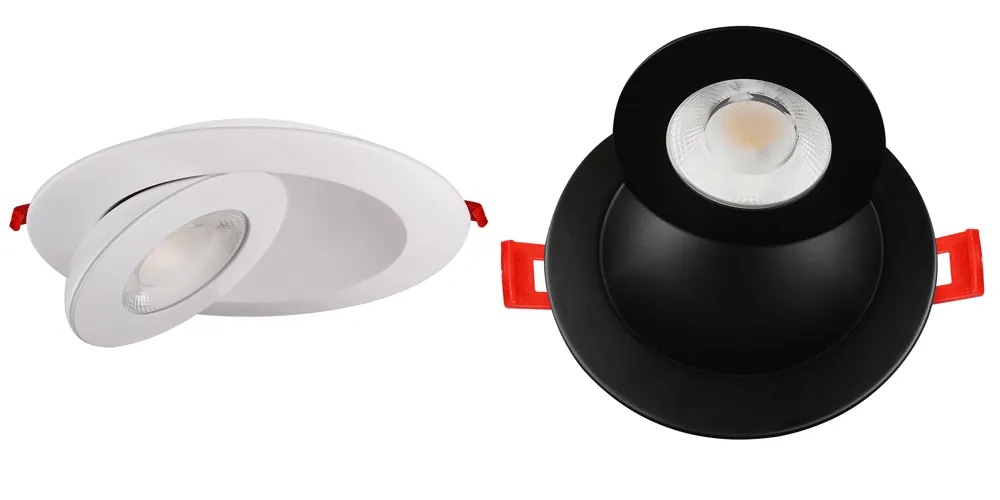 6" Round Floating Gimbal Recessed LED 15W 5CCT