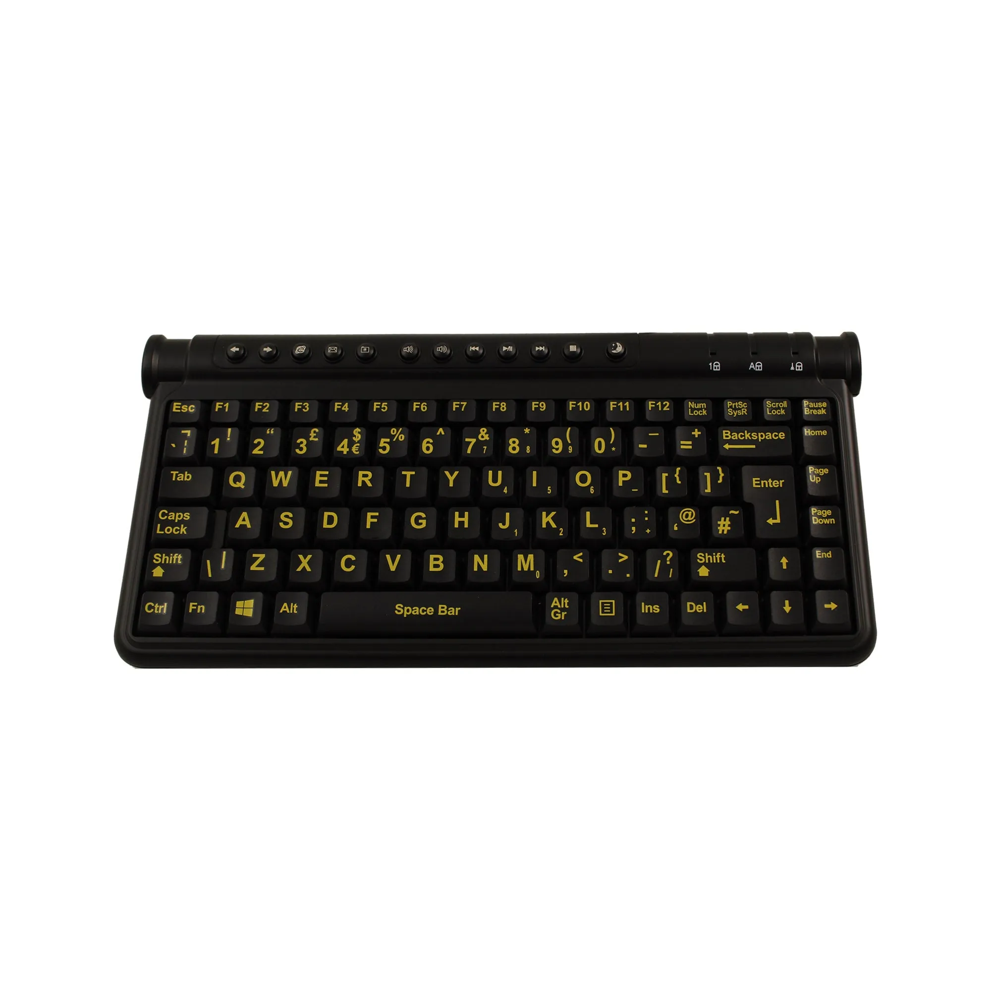 Accuratus Mini Hi-Vis Hub Keyboard KYB-MINIHIVIS-HUB