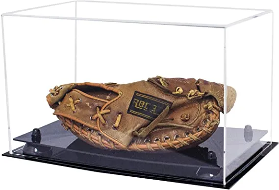 Acrylic Baseball Catchers Glove Display Case - Clear (V16/A011)