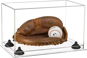 Acrylic Baseball Catchers Glove Display Case - Clear (V16/A011)