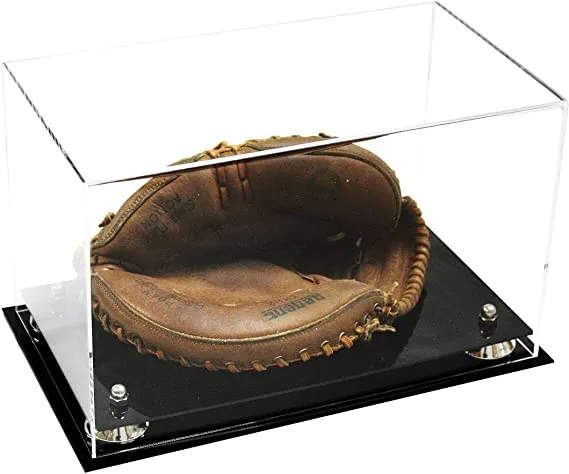 Acrylic Baseball Catchers Glove Display Case - Clear (V16/A011)