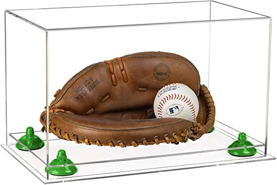 Acrylic Baseball Catchers Glove Display Case - Clear (V16/A011)