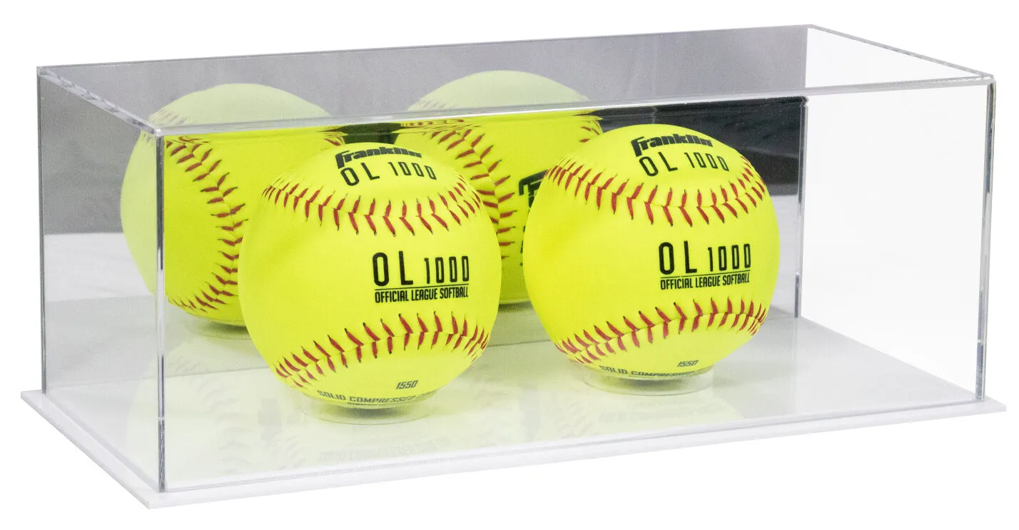 Acrylic Softball Display Case - Better Display Cases (V63/A116)