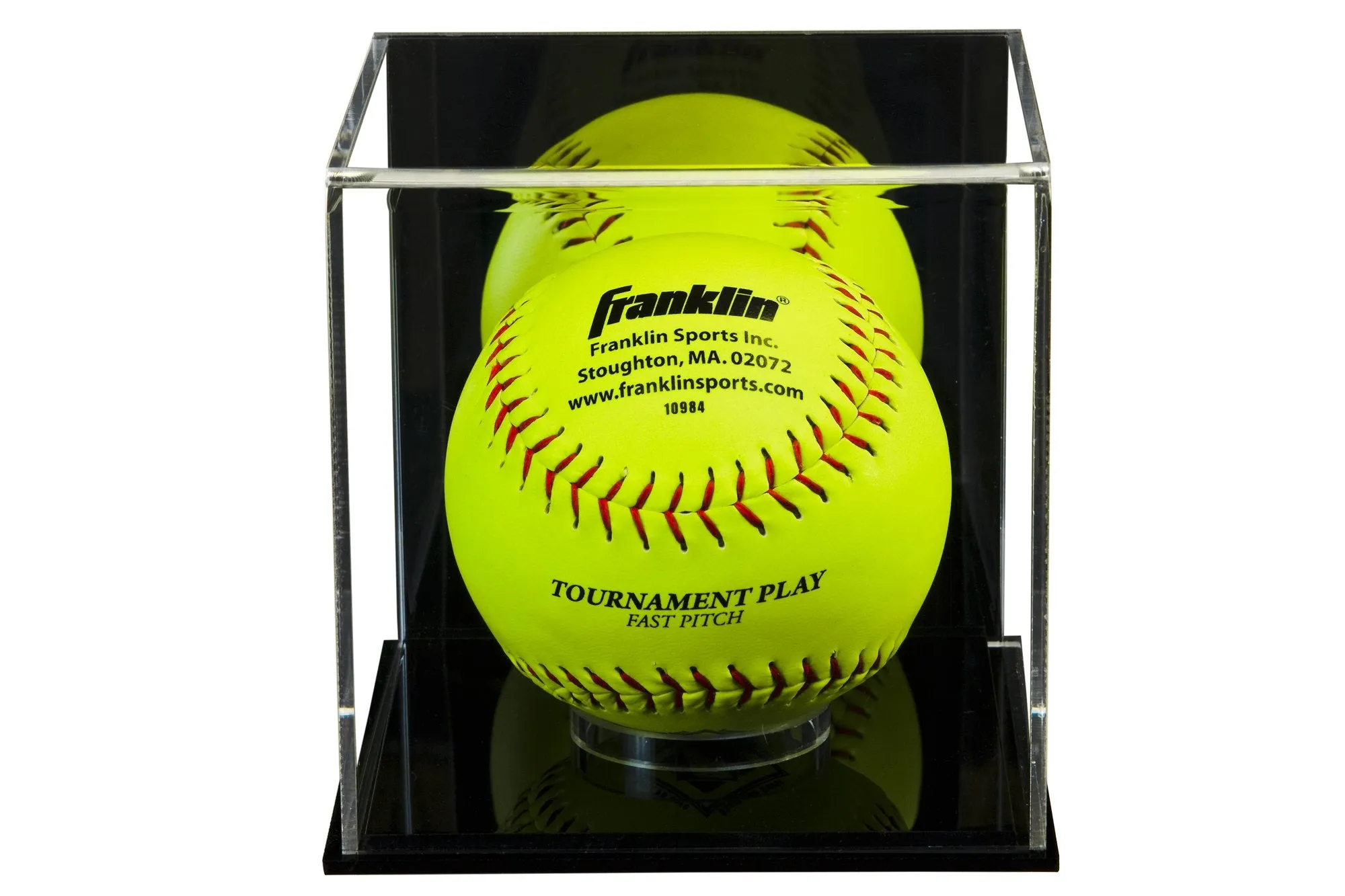 Acrylic Softball Display Case - Better Display Cases (V63/A116)