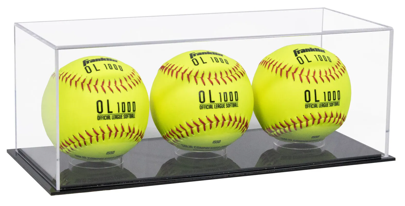 Acrylic Softball Display Case - Better Display Cases (V63/A116)