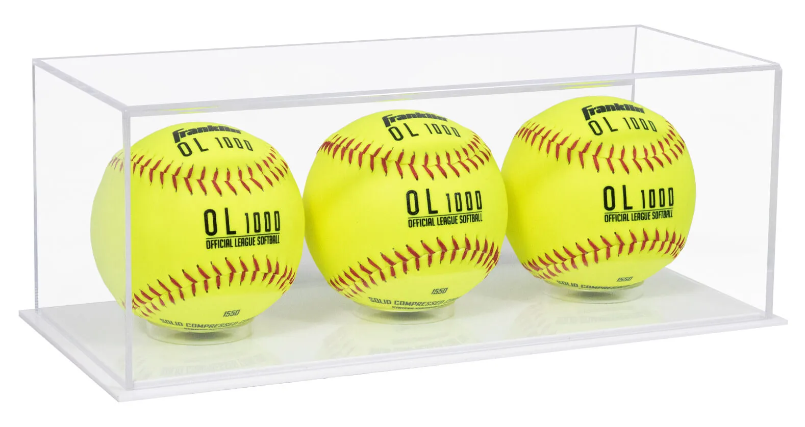 Acrylic Softball Display Case - Better Display Cases (V63/A116)