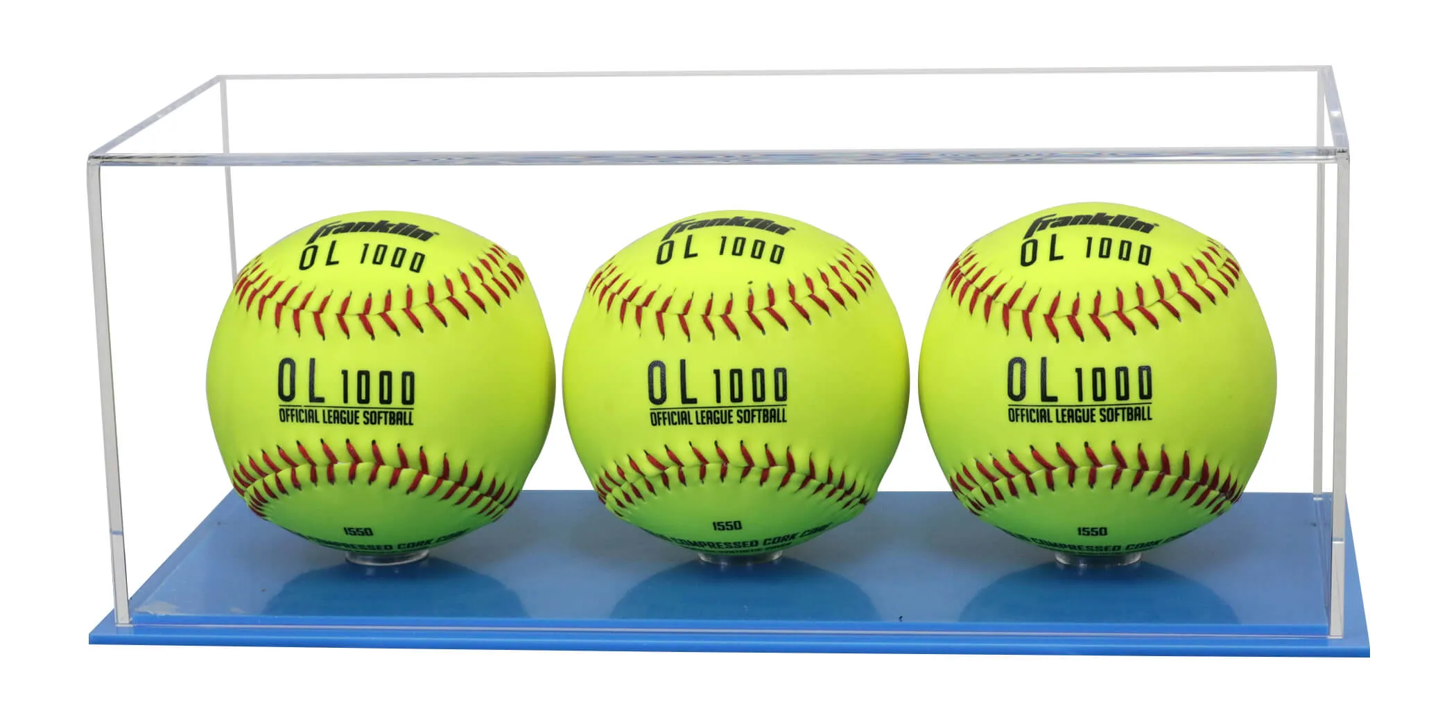 Acrylic Softball Display Case - Better Display Cases (V63/A116)