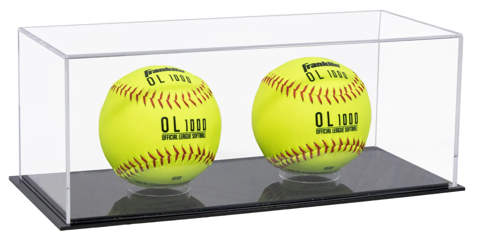 Acrylic Softball Display Case - Better Display Cases (V63/A116)