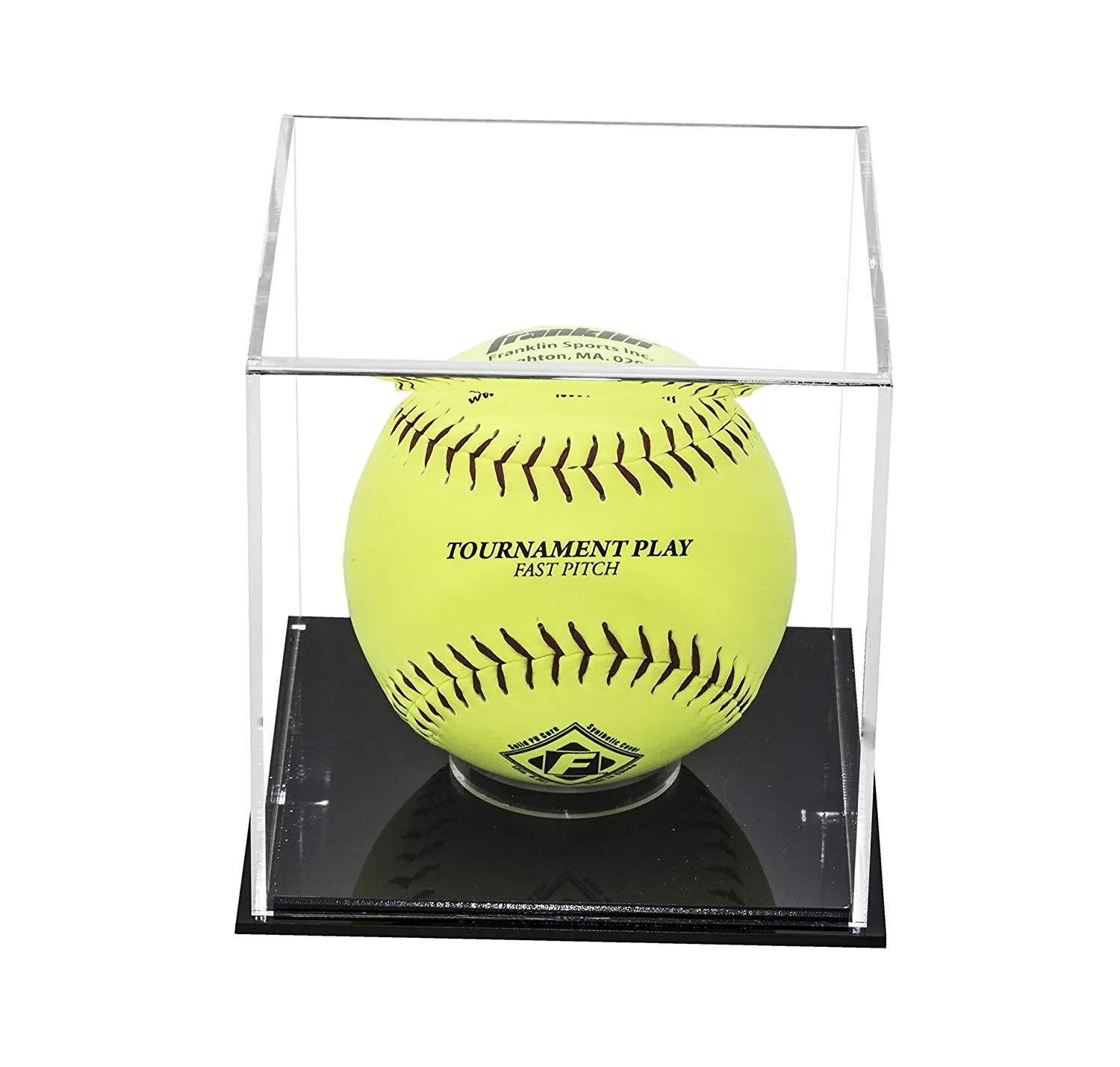 Acrylic Softball Display Case - Better Display Cases (V63/A116)