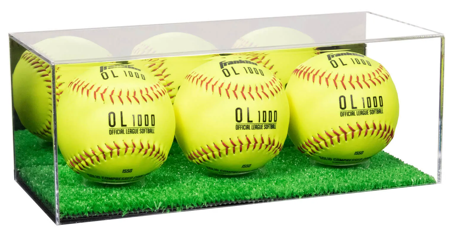 Acrylic Softball Display Case - Better Display Cases (V63/A116)