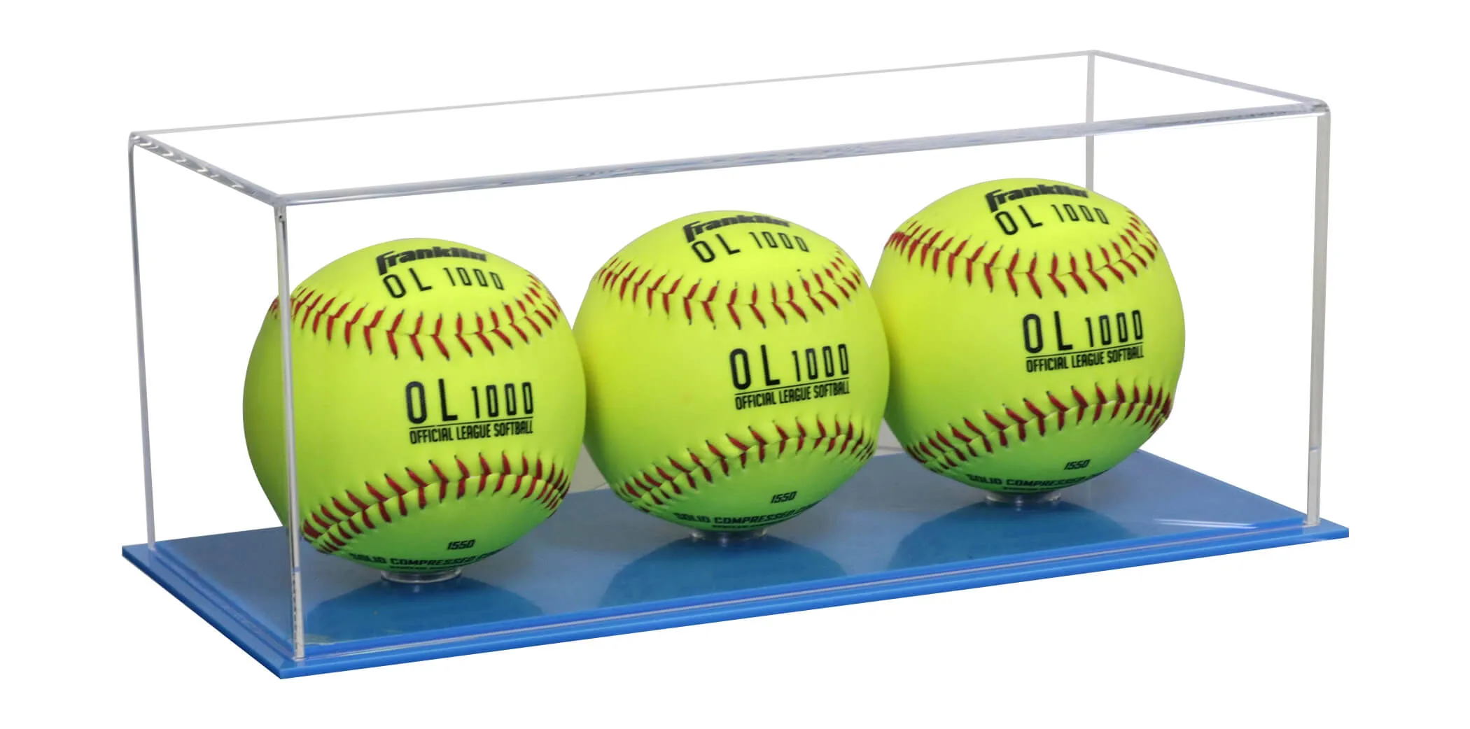 Acrylic Softball Display Case - Better Display Cases (V63/A116)