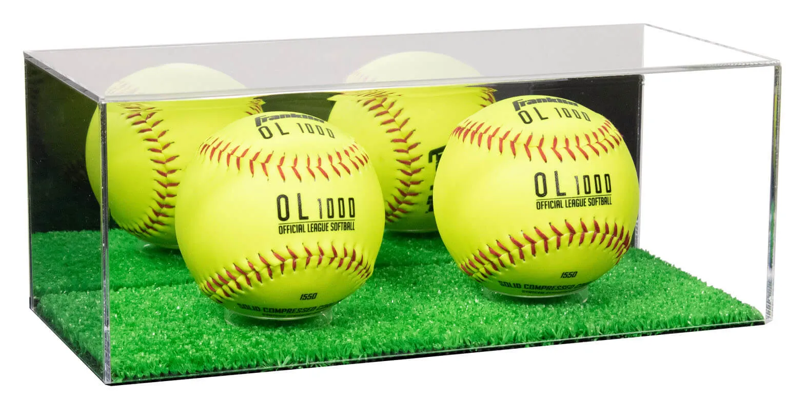 Acrylic Softball Display Case - Better Display Cases (V63/A116)