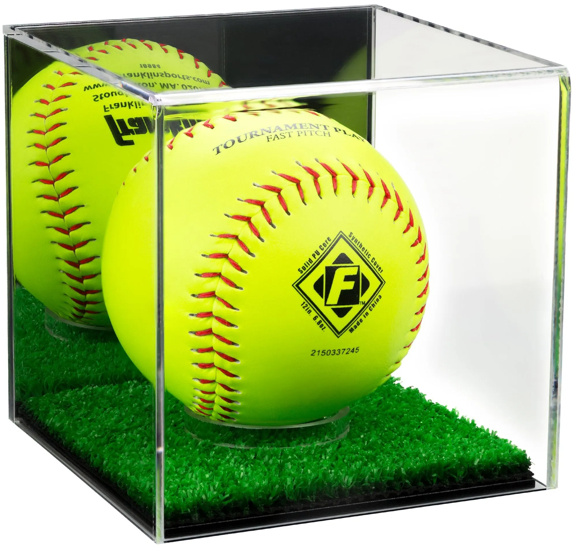 Acrylic Softball Display Case - Better Display Cases (V63/A116)