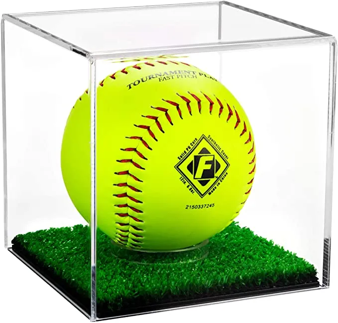 Acrylic Softball Display Case - Better Display Cases (V63/A116)