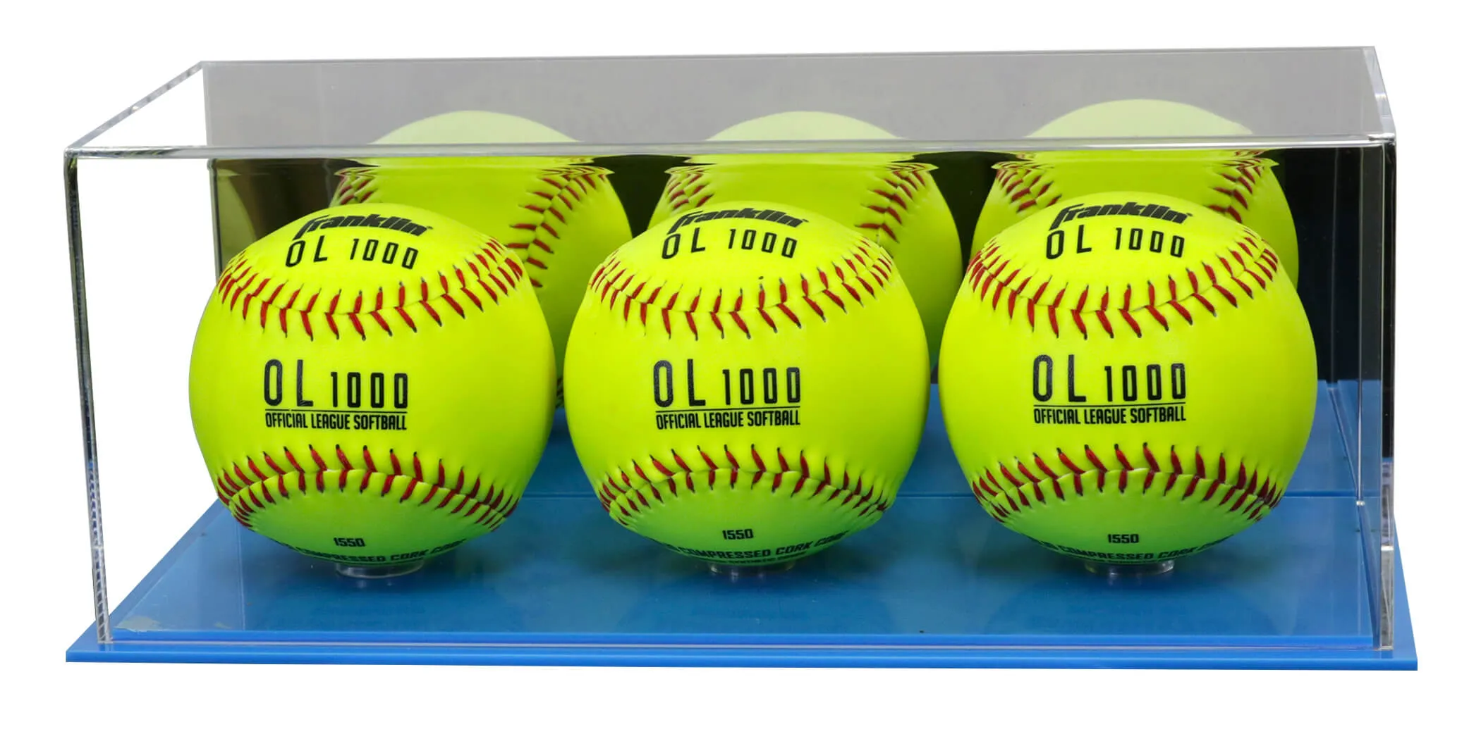 Acrylic Softball Display Case - Better Display Cases (V63/A116)