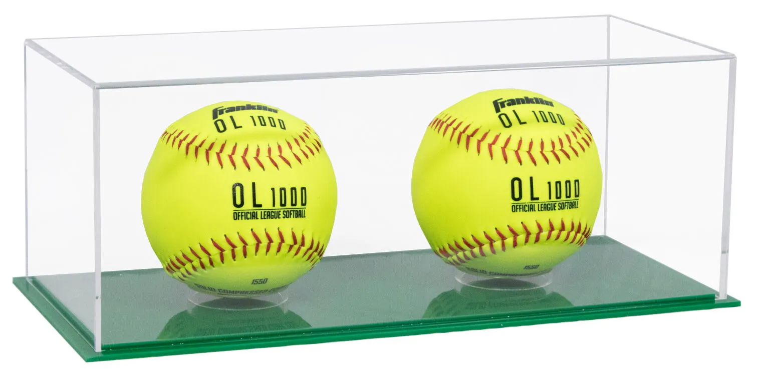 Acrylic Softball Display Case - Better Display Cases (V63/A116)