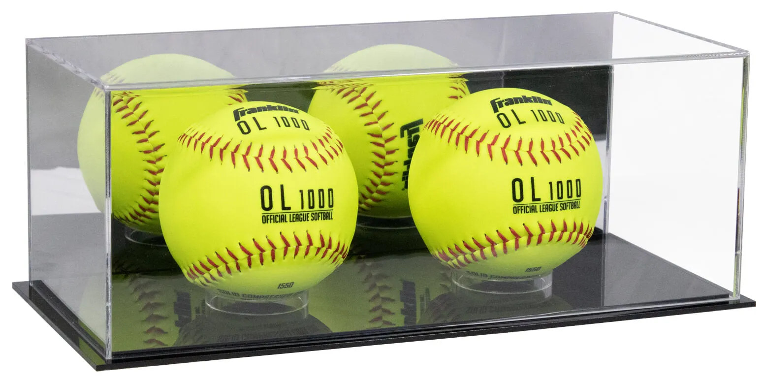 Acrylic Softball Display Case - Better Display Cases (V63/A116)