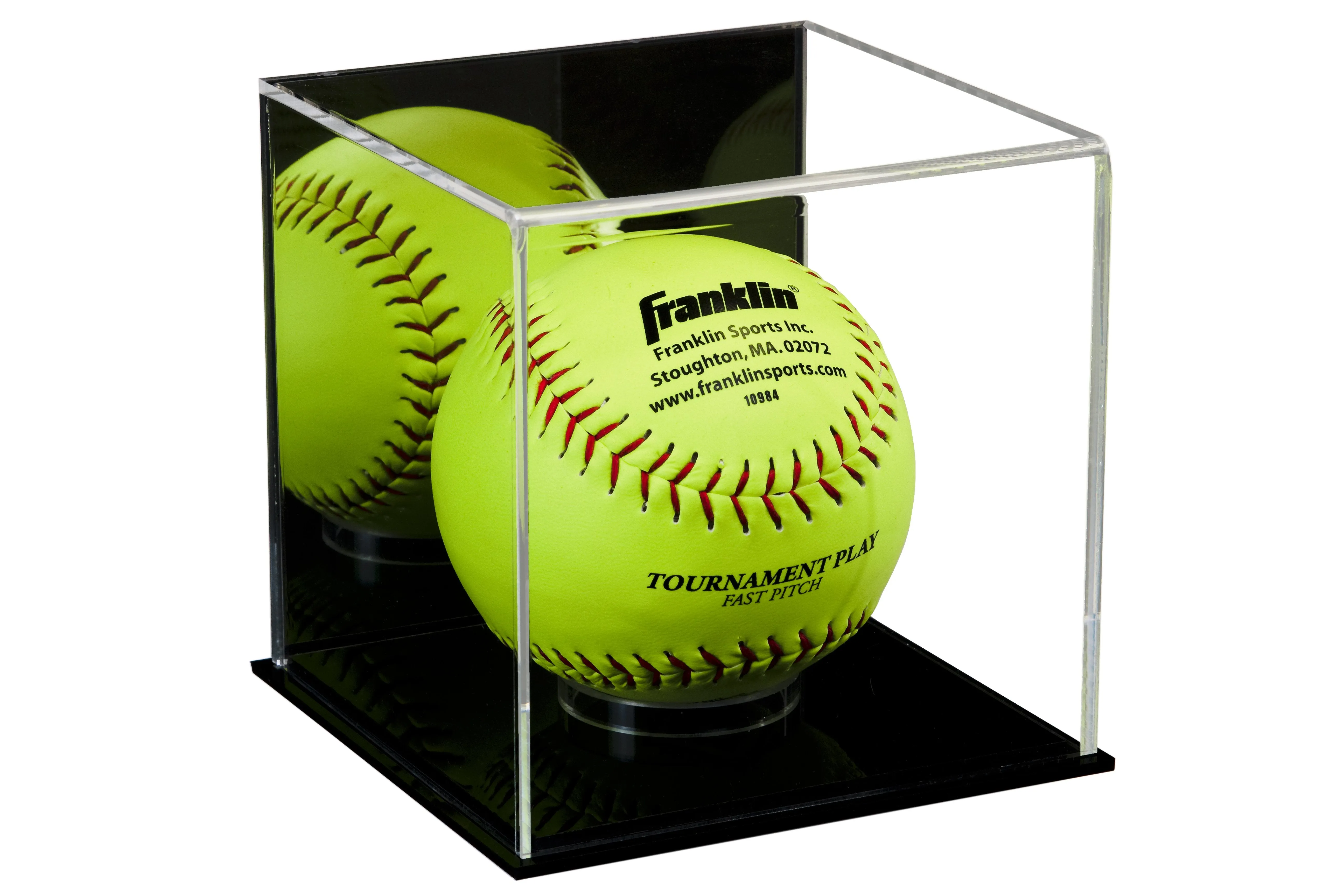 Acrylic Softball Display Case - Better Display Cases (V63/A116)