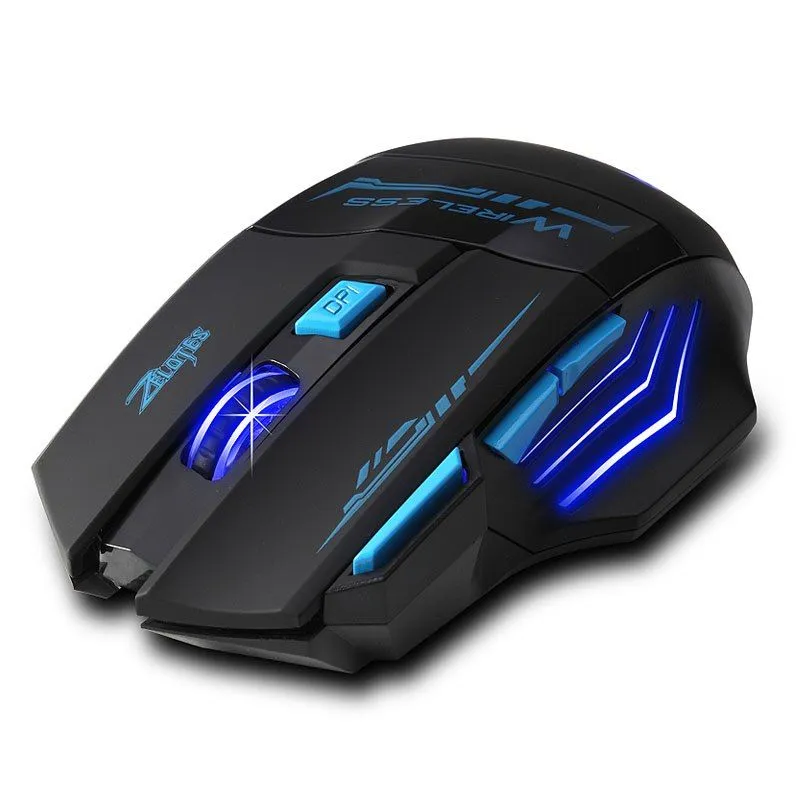 Adjustable 2400 DPI Optical Wireless Mouse - Gamer Mice / Gaming Mouse