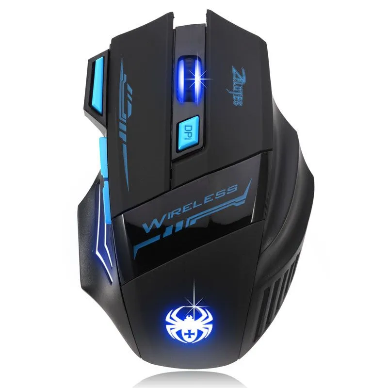 Adjustable 2400 DPI Optical Wireless Mouse - Gamer Mice / Gaming Mouse