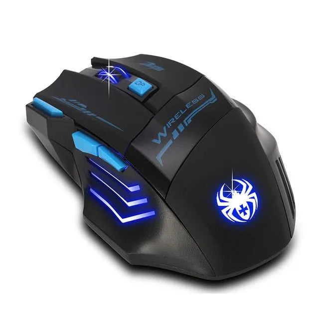 Adjustable 2400 DPI Optical Wireless Mouse - Gamer Mice / Gaming Mouse