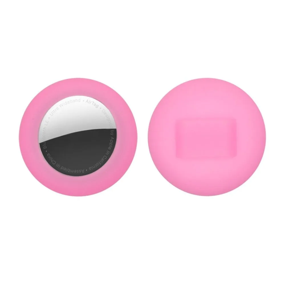 AirTags simple silicone cover - Luminous Pink