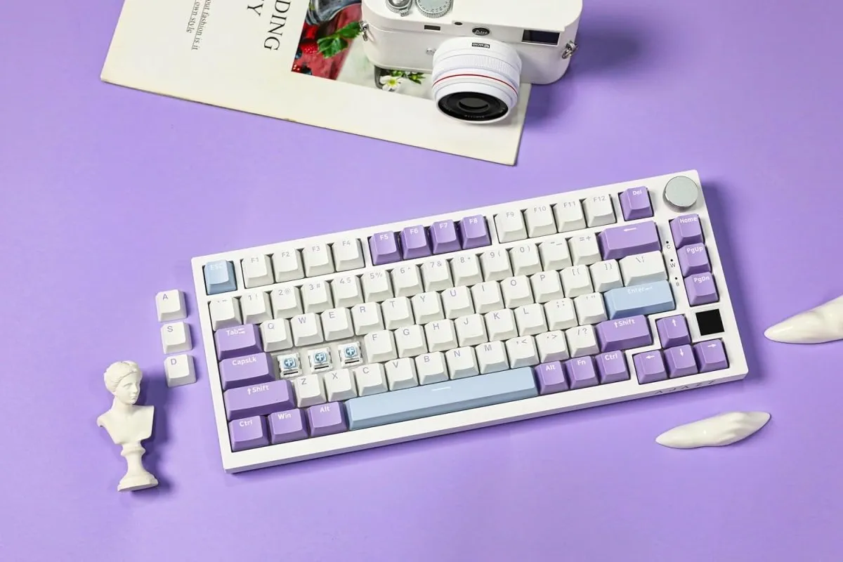 Ajazz AK820Pro Purple Mechanical keyboard RGB (Flyfish switch)