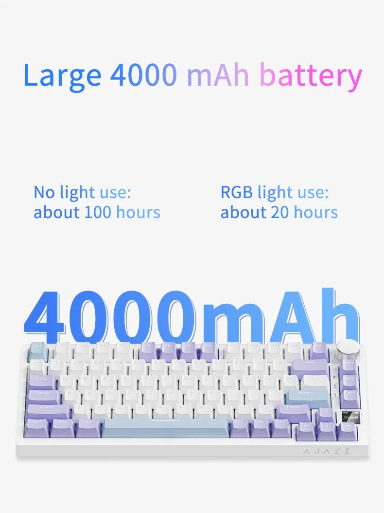 Ajazz AK820Pro Purple Mechanical keyboard RGB (Flyfish switch)