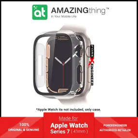 AMAZINGthing Marsix Case for Apple Watch Series 7 ( 41mm ) - Drop Proof - Clear (Barcode: 4892878070546 )