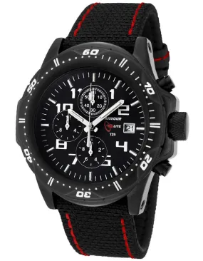 ArmourLite Professional Series Chronograph - Date - Kevlar Band with Red Accents