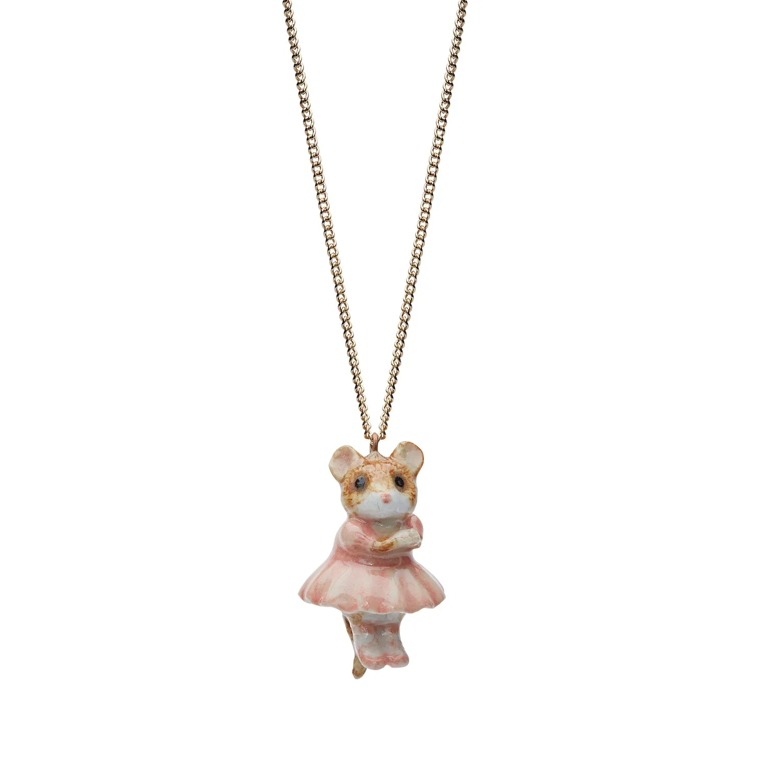 Ballerina Mouse Necklace