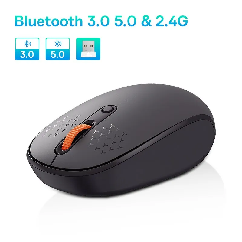 Baseus F01B Mouse Wireless Bluetooth 5.0 Mouse Silent Click