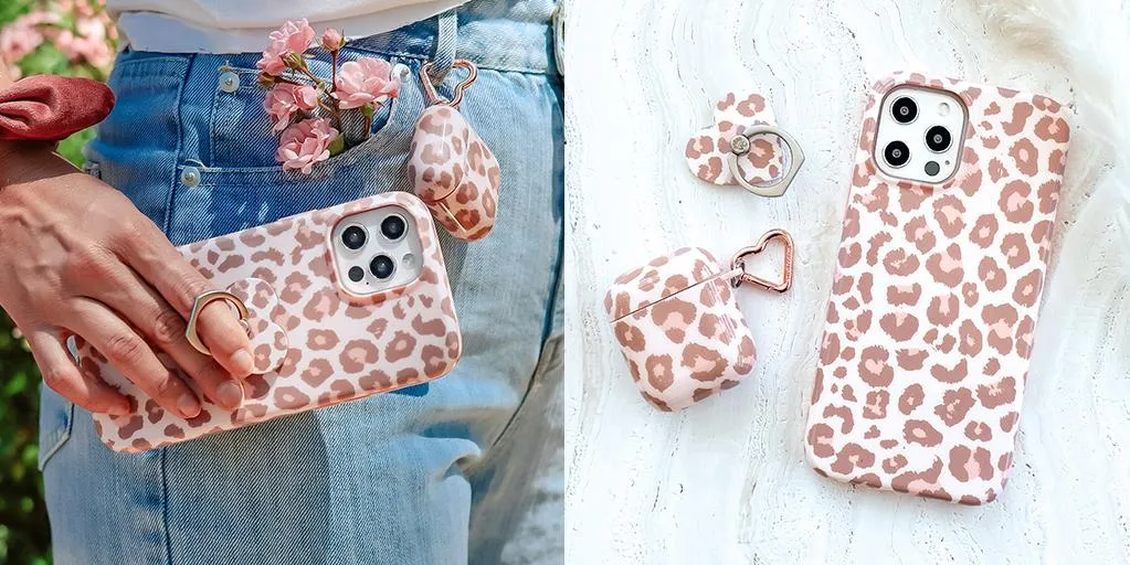 Blush Leopard iPhone Case