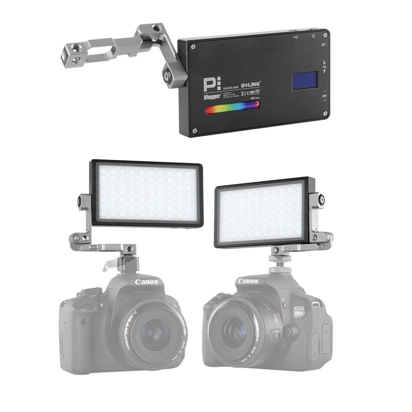 Boling BL-P1 RGB 2500-8500K Pocket LED Video Light (DEMO STOCK)