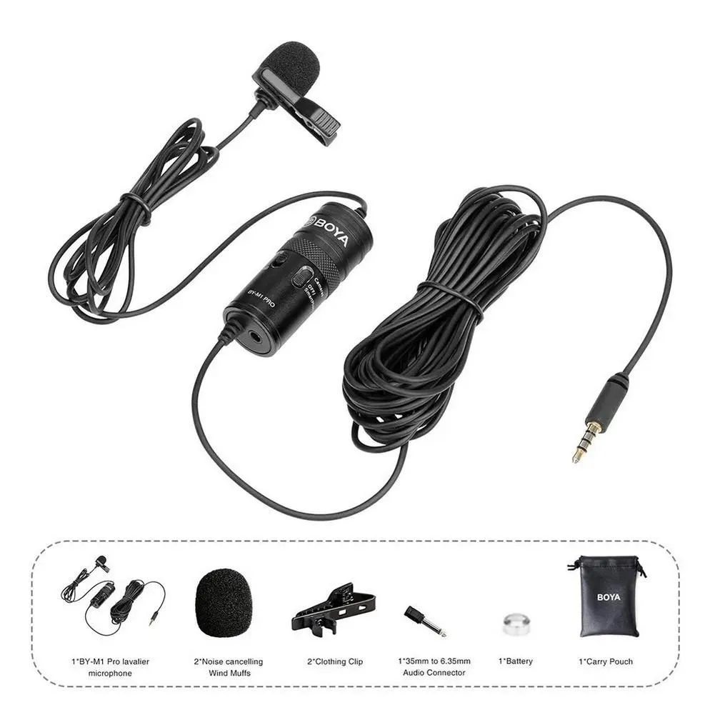 BOYA BY-M1 Pro Lavalier Microphone