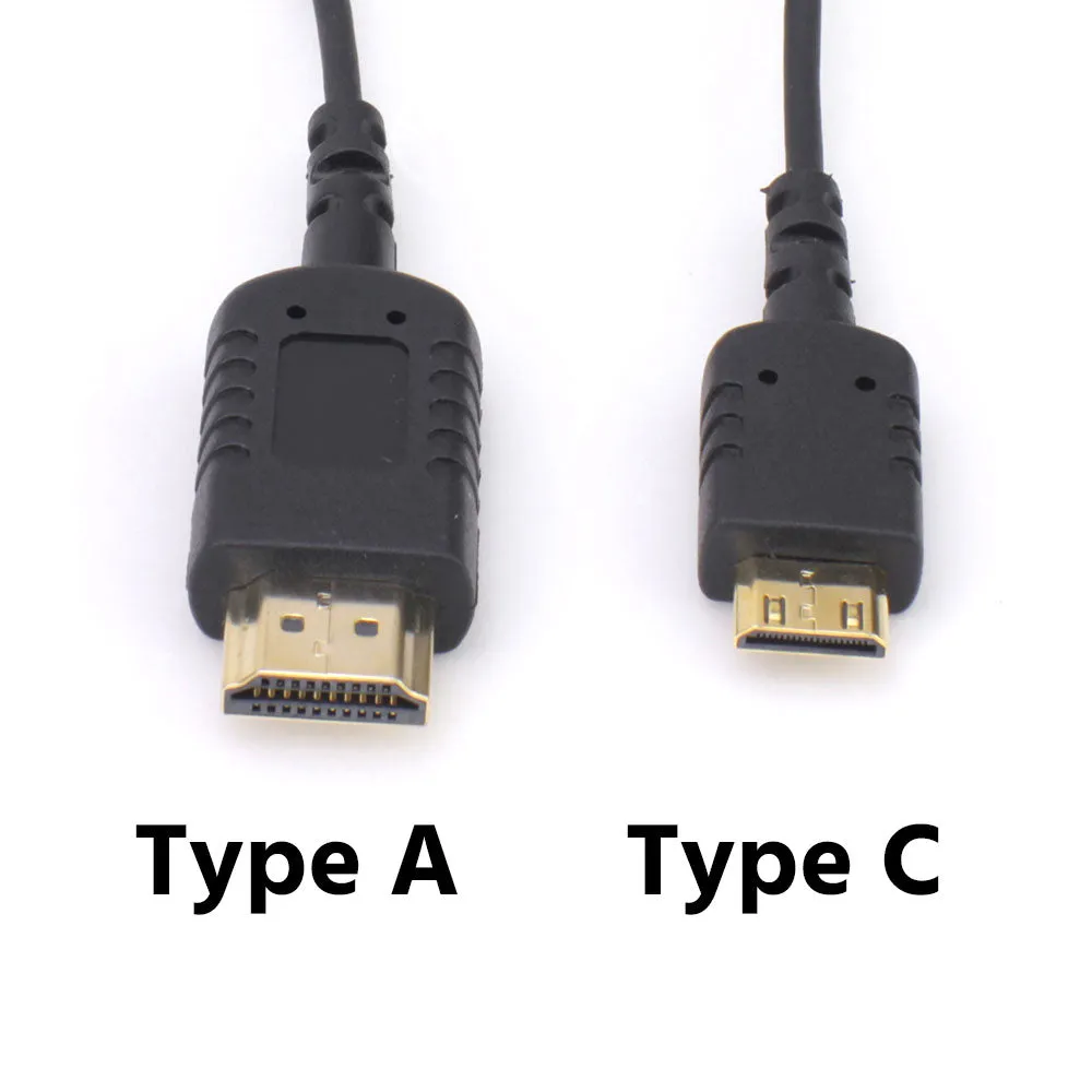 CGPro Hyper-Thin Super Flexible HDMI Cable A Male to C Male (1FT/2FT/3FT/6FT)