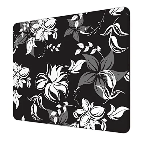 Computer Mouse Pad, Anti-Slip Rubber, 30% Thicker w/Stitched Edges  (5 styles)