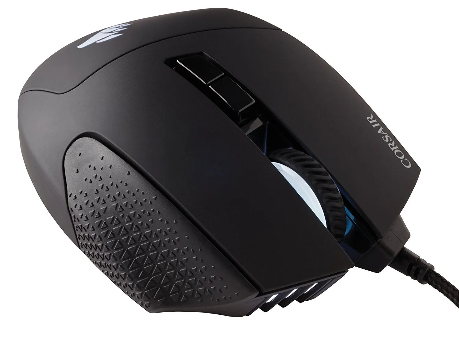 Corsair Mouse Scimitar Pro RGB MMO 16,000 DPI Optical Sensor 12 Programmable Side Buttons Gaming Mouse - Black