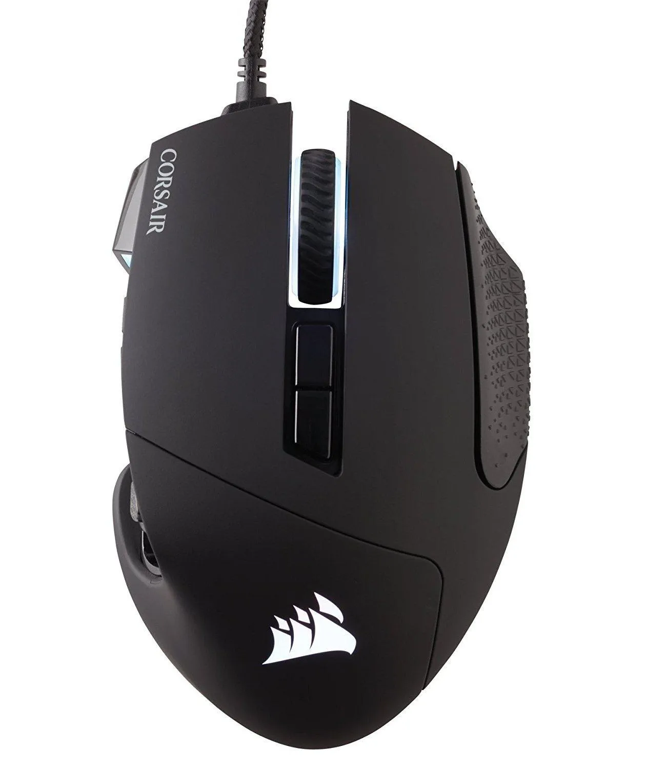 Corsair Mouse Scimitar Pro RGB MMO 16,000 DPI Optical Sensor 12 Programmable Side Buttons Gaming Mouse - Black