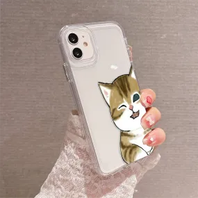 Cute Kitty Clear Silicon Cover