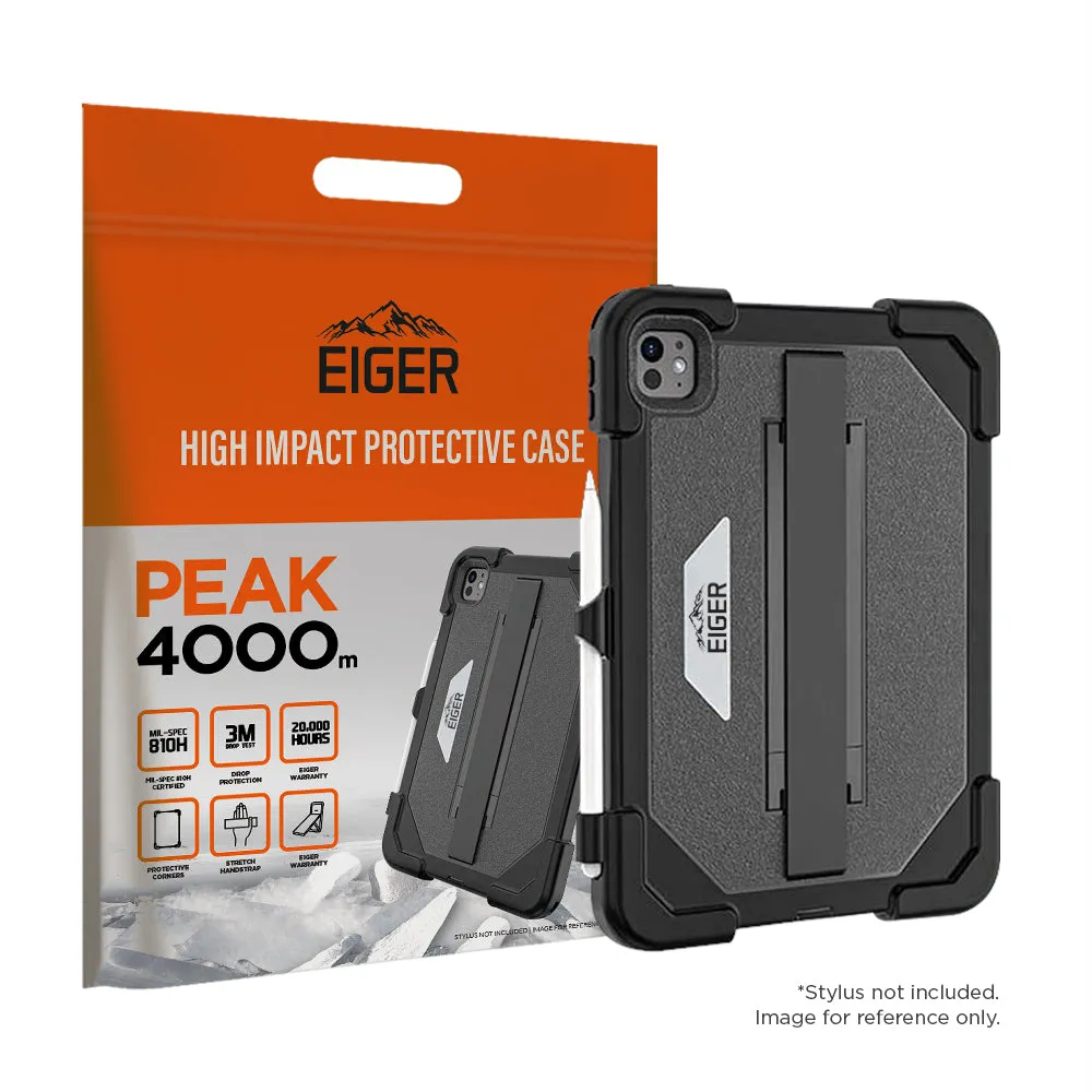 Eiger Peak 4000m Case for iPad Pro 11 (2024) with FILM IP54 (on request) in Black