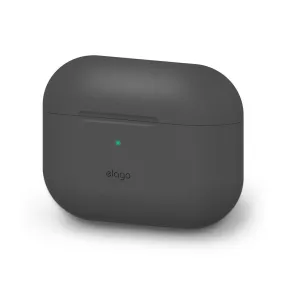 Elago Basic Slim Case for Apple AirPods Pro - Protective Silicone Cover (Dark Grey)