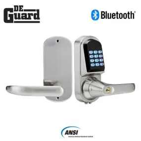 Electronic Bluetooth Lever Set – SS – Optional Handing - Satin Silver – w/ Phone App