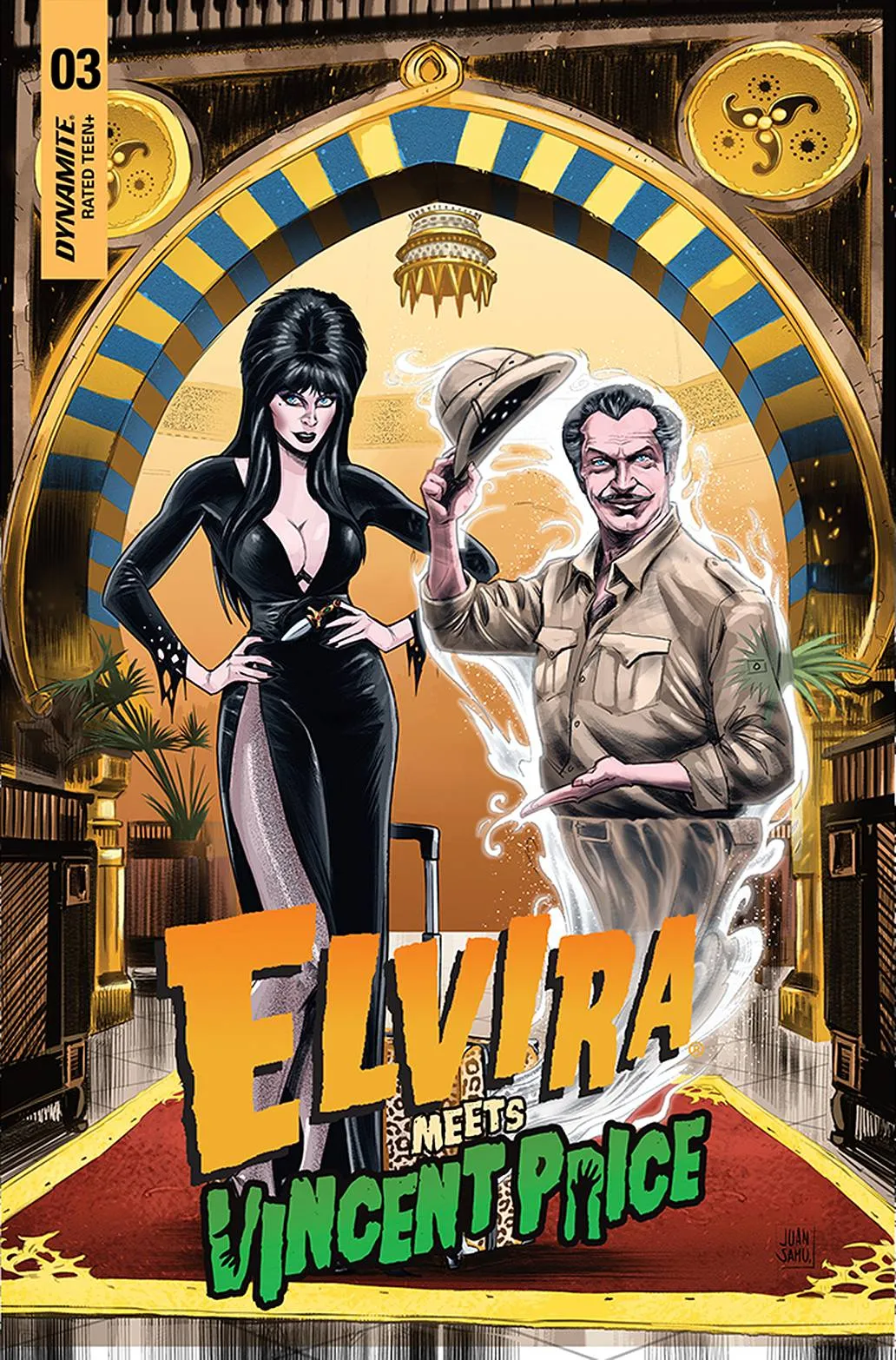 ELVIRA MEETS VINCENT PRICE #3 CVR B SAMU